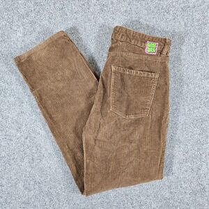 Y2K Empyre Corduroy Pants Brown Women's Tagged 6 Actual Size 28x30 Earth Tones‎